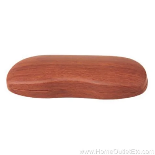 Light Brown Wood Look Eyeglasses Glasses Hard Case 1