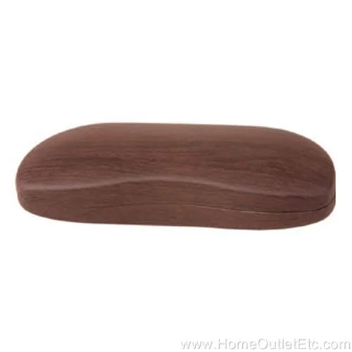 Light Brown Wood Look Eyeglasses Glasses Hard Case 2