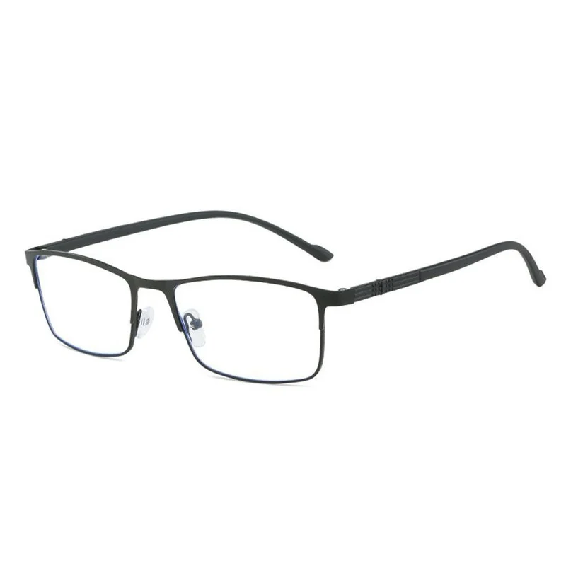 Light Metal Square Vision Care Blue Light Blocking Myopia Glasses Eyeglasses 2