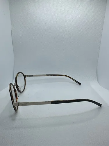 Lightec By Morel 45/22 140 Black Tortoise Round Unisex Adult Eyeglass Frames S76 4