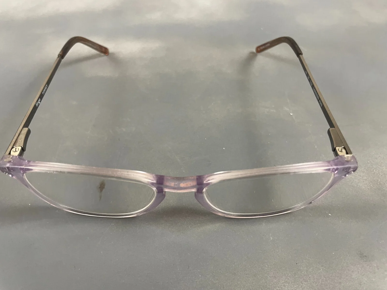 LIINGO TORREY EYEGLASS ACETATE METAL FRAMES LONDON FOG 48-16-132 3
