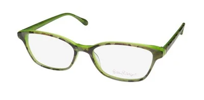 LILLY PULITZER BREWSTER CAT EYE LENSES USA DESIGNER RETRO EYEGLASS FRAME/GLASSES