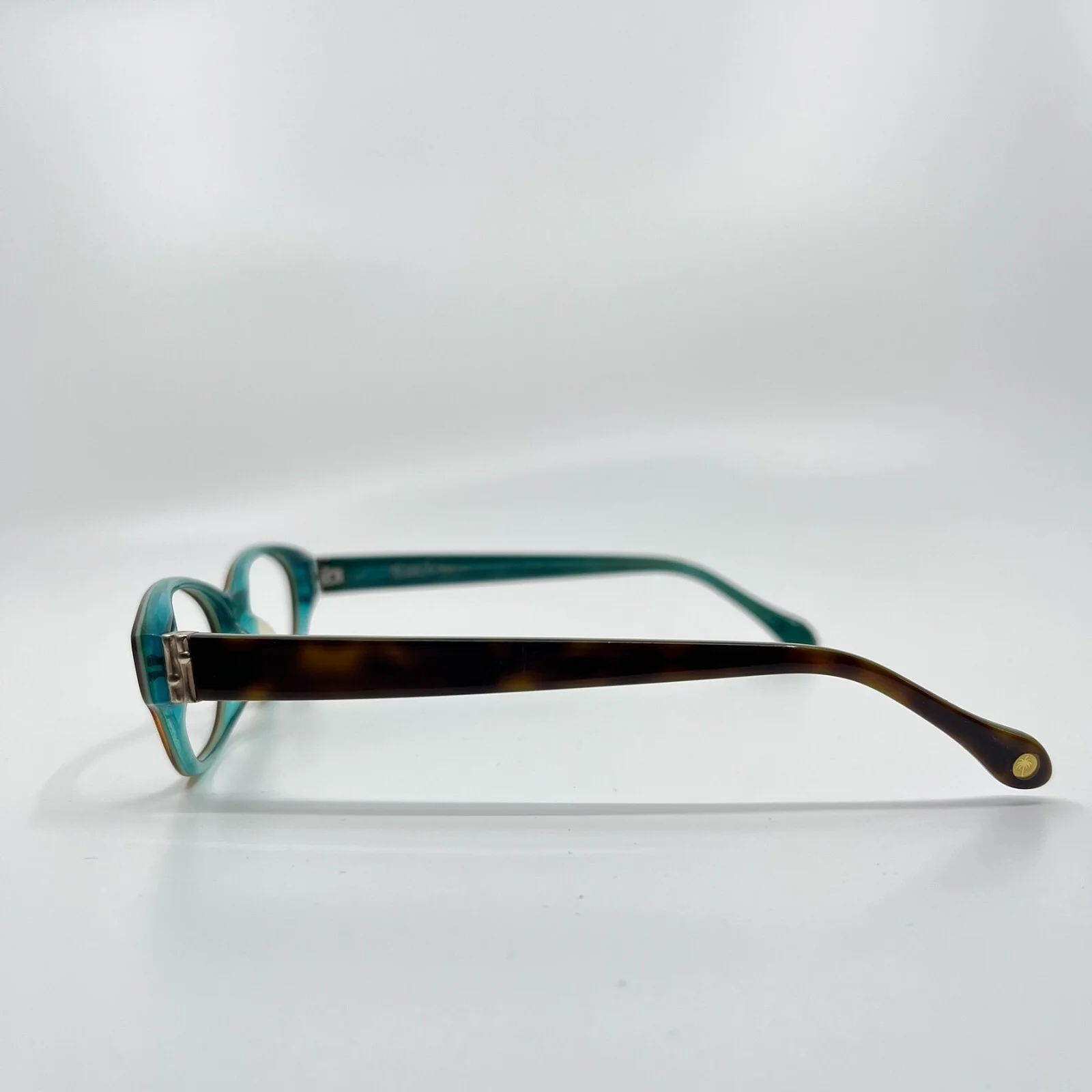 Lilly Pulitzer Eyeglasses Frames Women Brown Tortoise Blue 135mm H6494 3