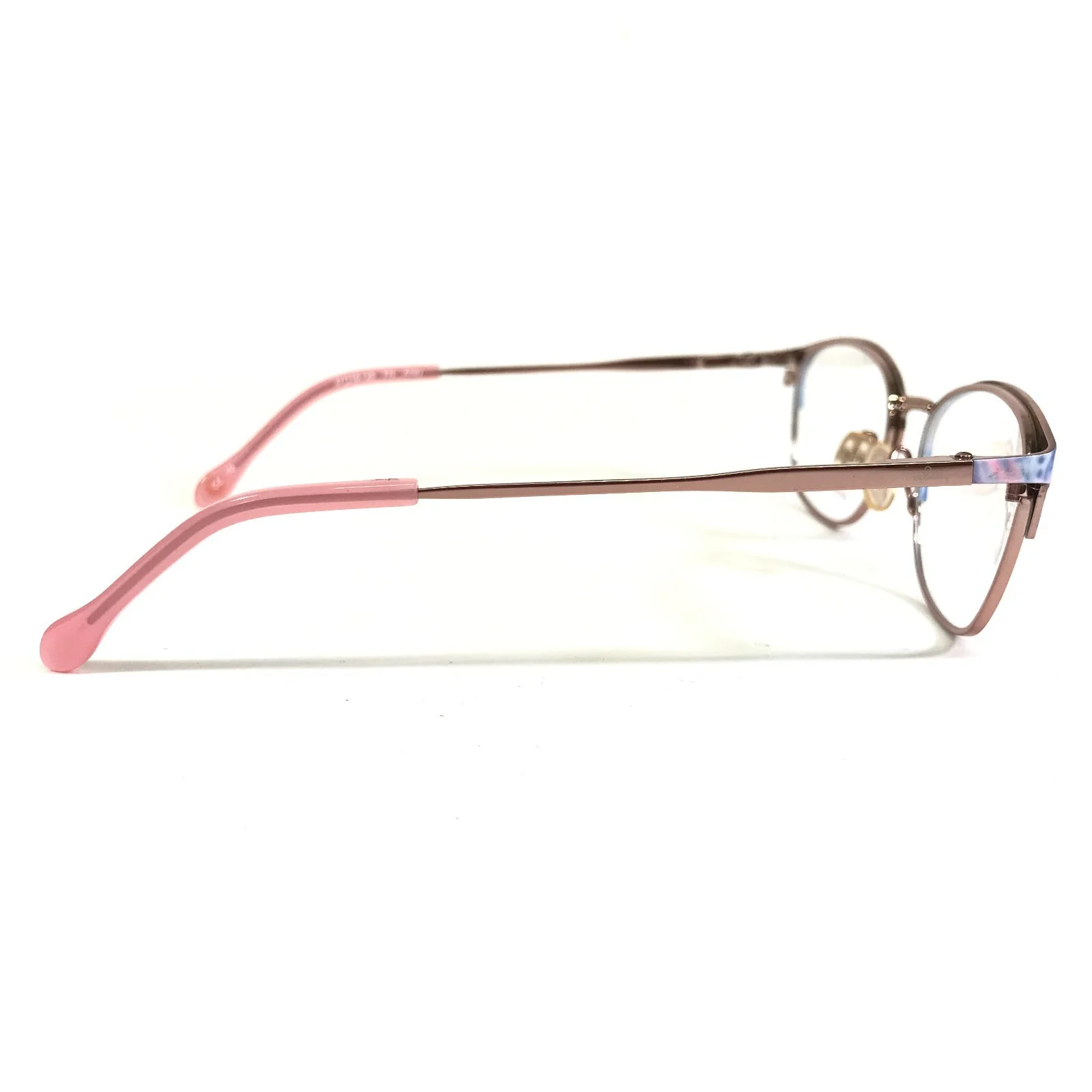 Lilly Pulitzer Petite Eyeglasses Frames Atley FN Blue Pink Gold 47-16-125 4