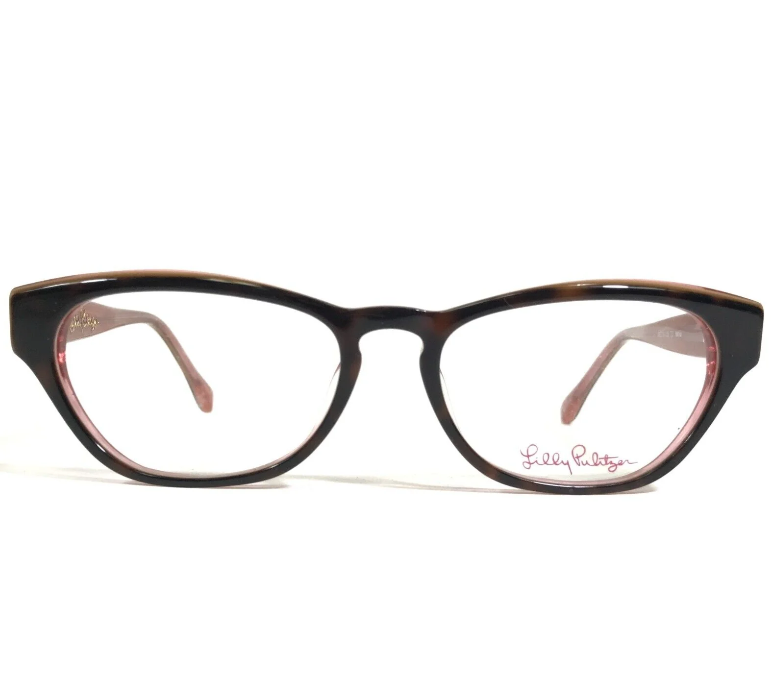 Lilly Pulitzer Petite Eyeglasses Frames KATYA TO Pink Brown Tortoise 49-16-135