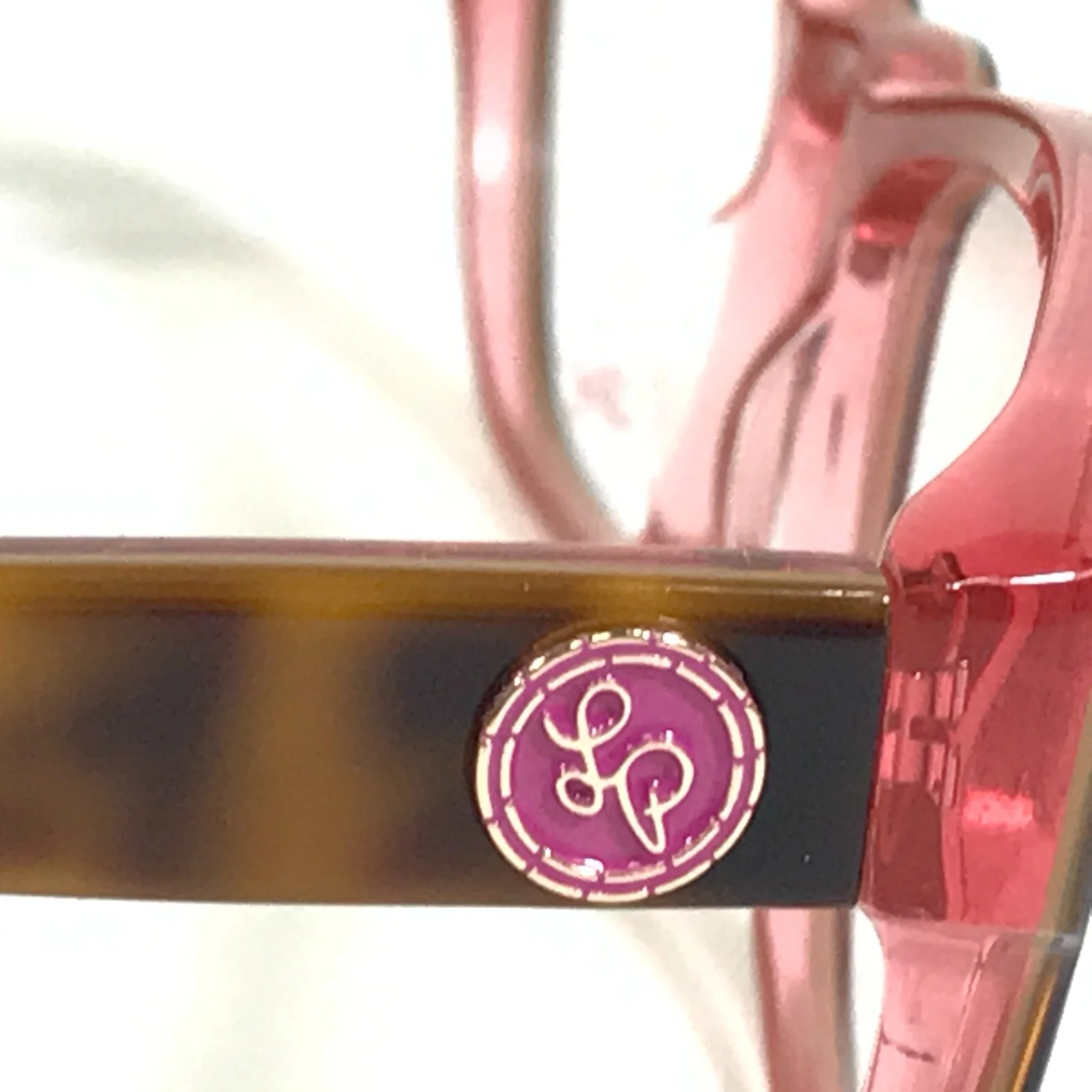 Lilly Pulitzer Petite Eyeglasses Frames KATYA TO Pink Brown Tortoise 49-16-135 4
