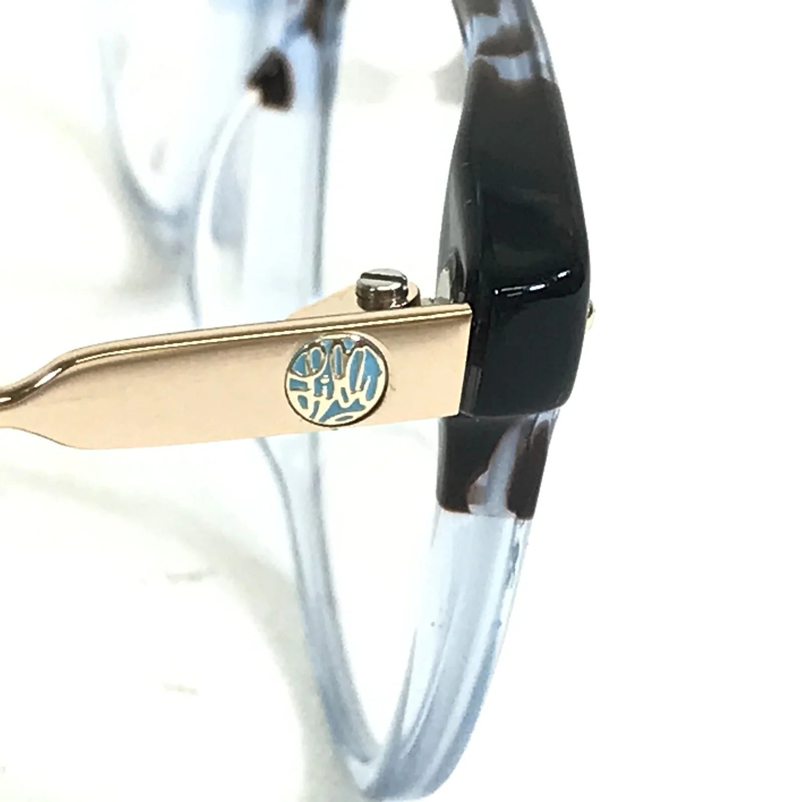 Lilly Pulitzer Petite Eyeglasses Frames Lindy Mini Blue Tortoise Gold 47-17-125 4