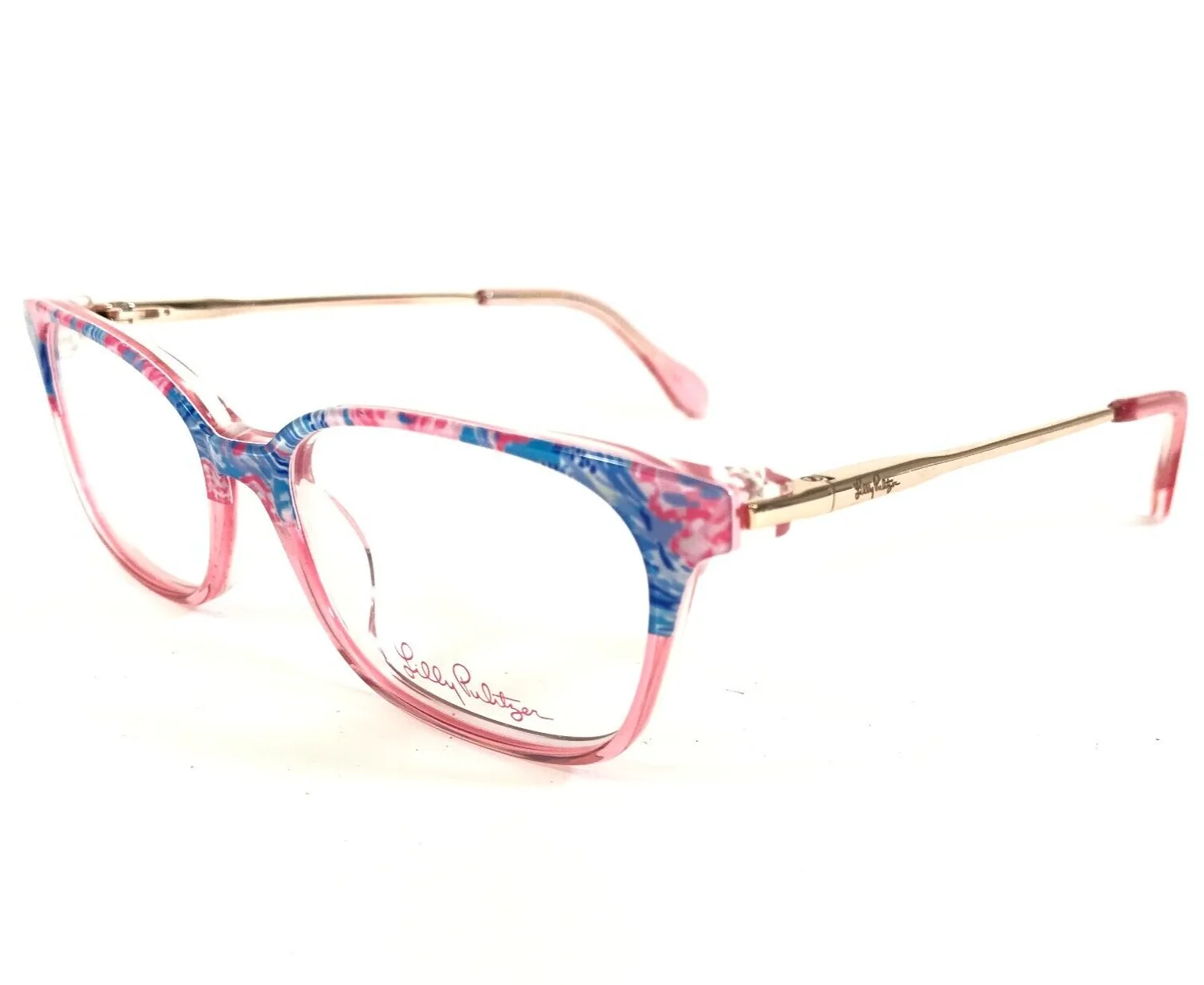 Lilly Pulitzer Petite Eyeglasses Frames Mercer Mini Rectangle Rainbow 47-15-125