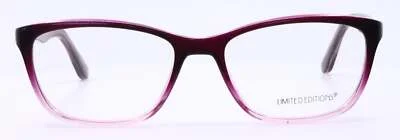 Limited Editions BROADWAY Purple Womens Square Eyeglasses 51-17-140 B:34 3