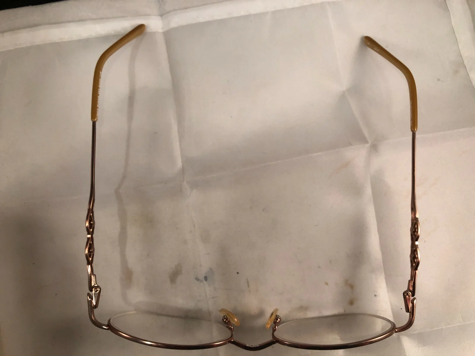 Linda Evans 50-18 Glasses Frames 293 Sand 135, Very Nice Condition 4