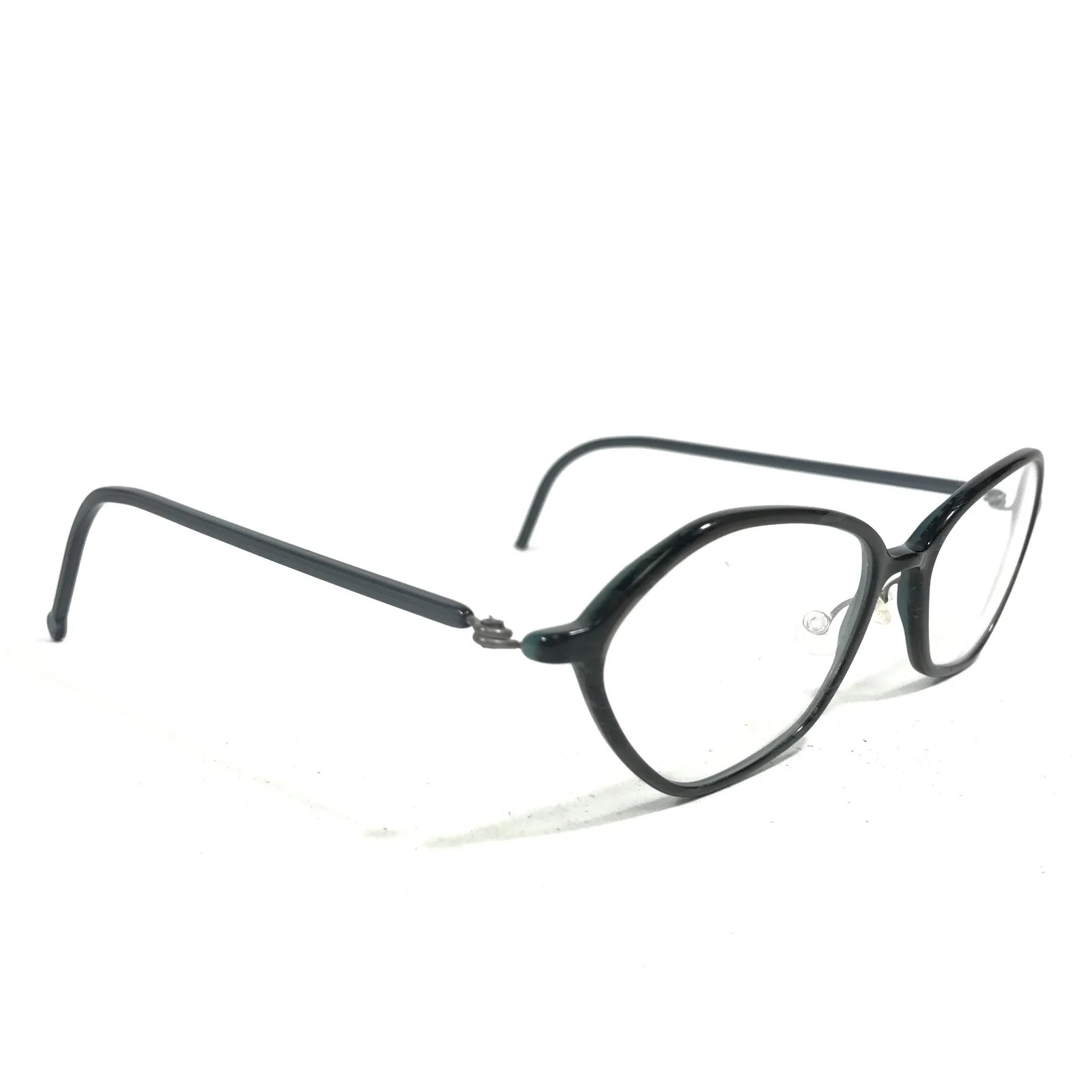 Lindberg 1104 Col. N03 Eyeglasses Frames Blue Horn Polygon 51-17-135 2
