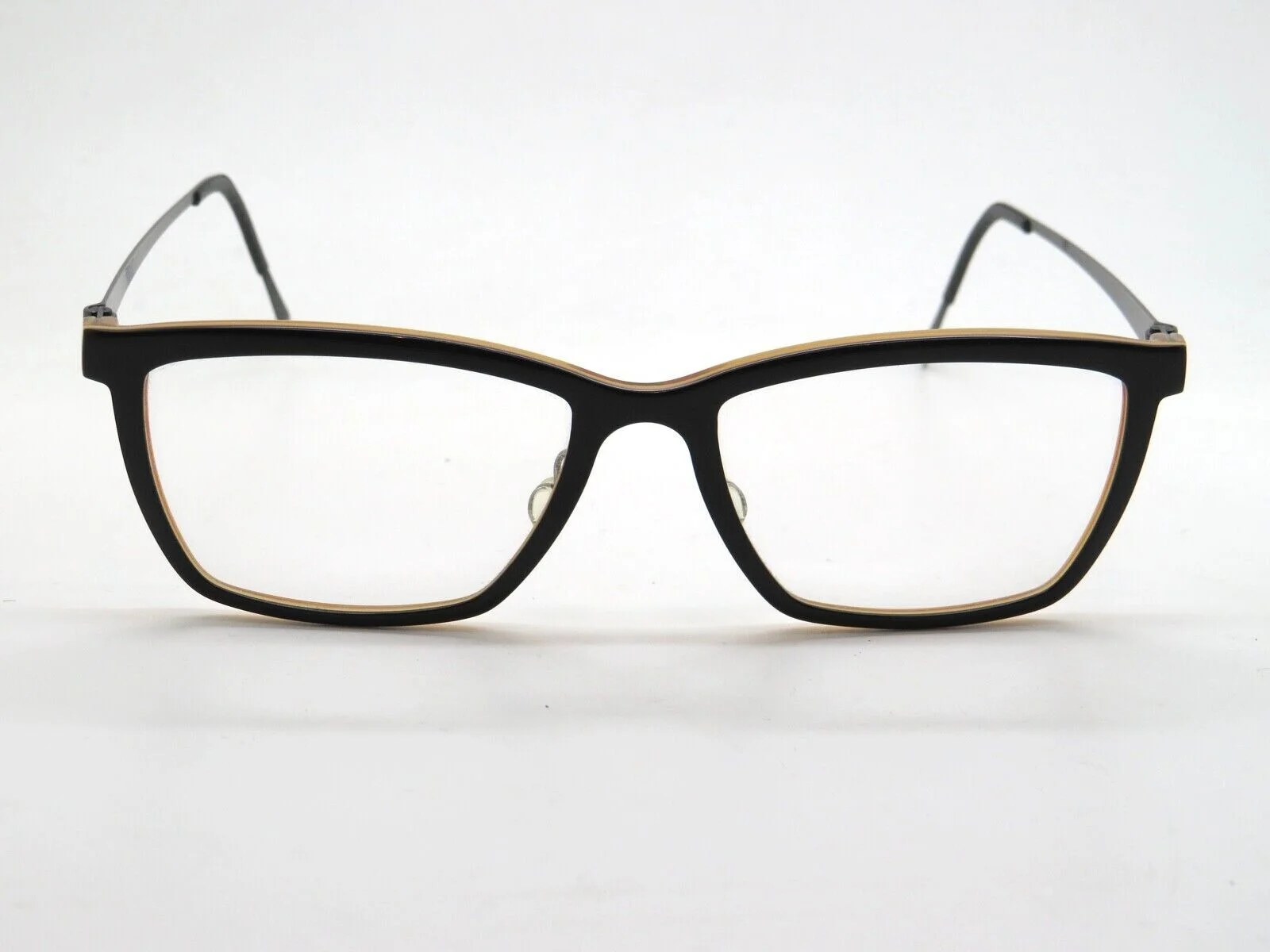 LINDBERG 1135 col. AD26 Black/Shiny Gunmetal Titanium 52mm Eyeglasses New 2