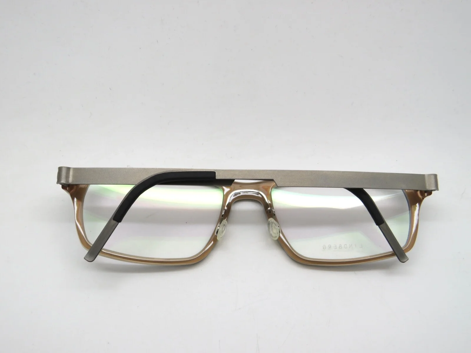 LINDBERG 1239 col. AD81 Shiny Blue/Satin Gunmetal Titanium 54mm Eyeglasses 4