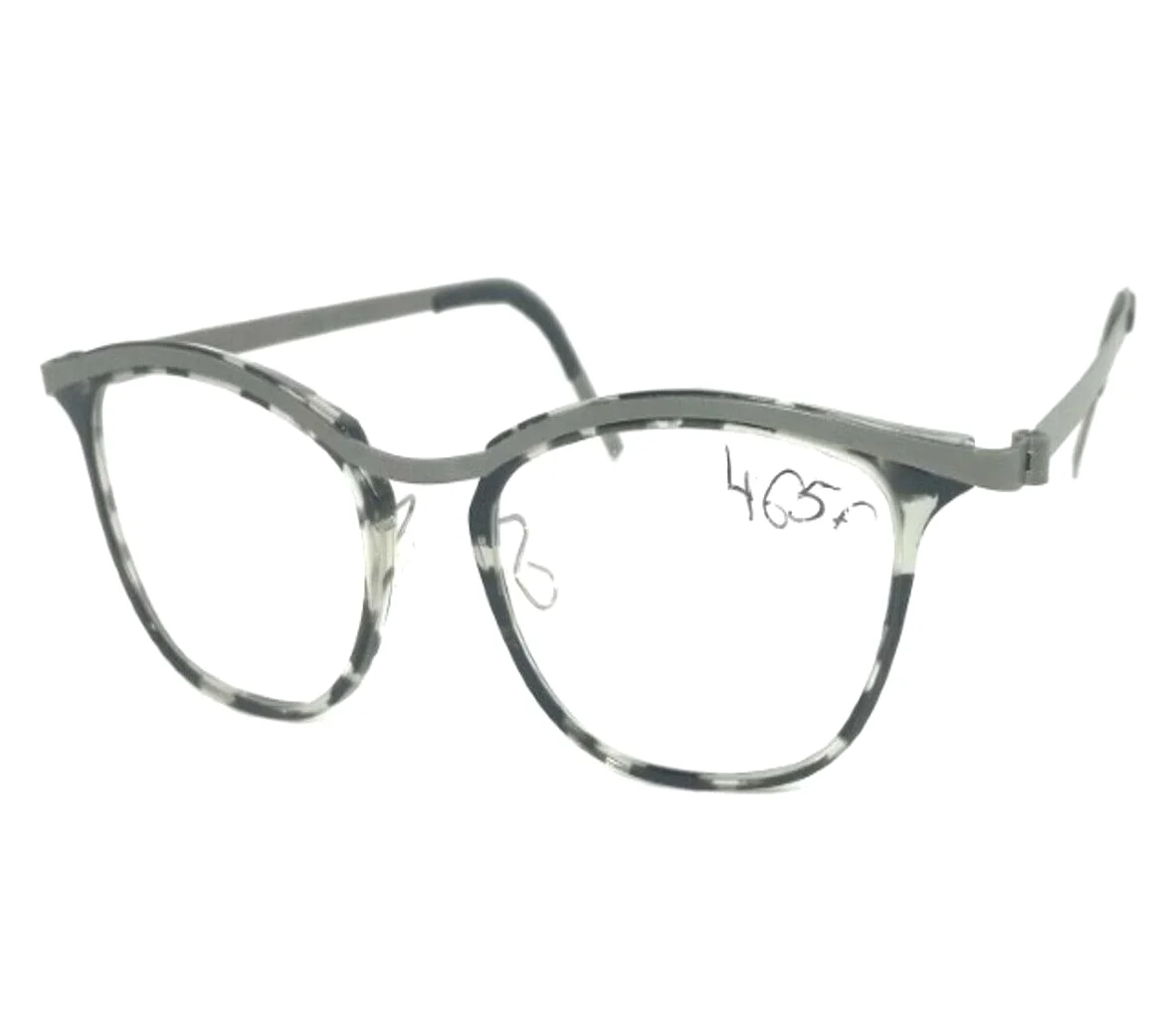 LINDBERG 59 STRIP TITANIUM 9904 ADULT TWO-TONE EYEGLASSES FRAME SIZE 48