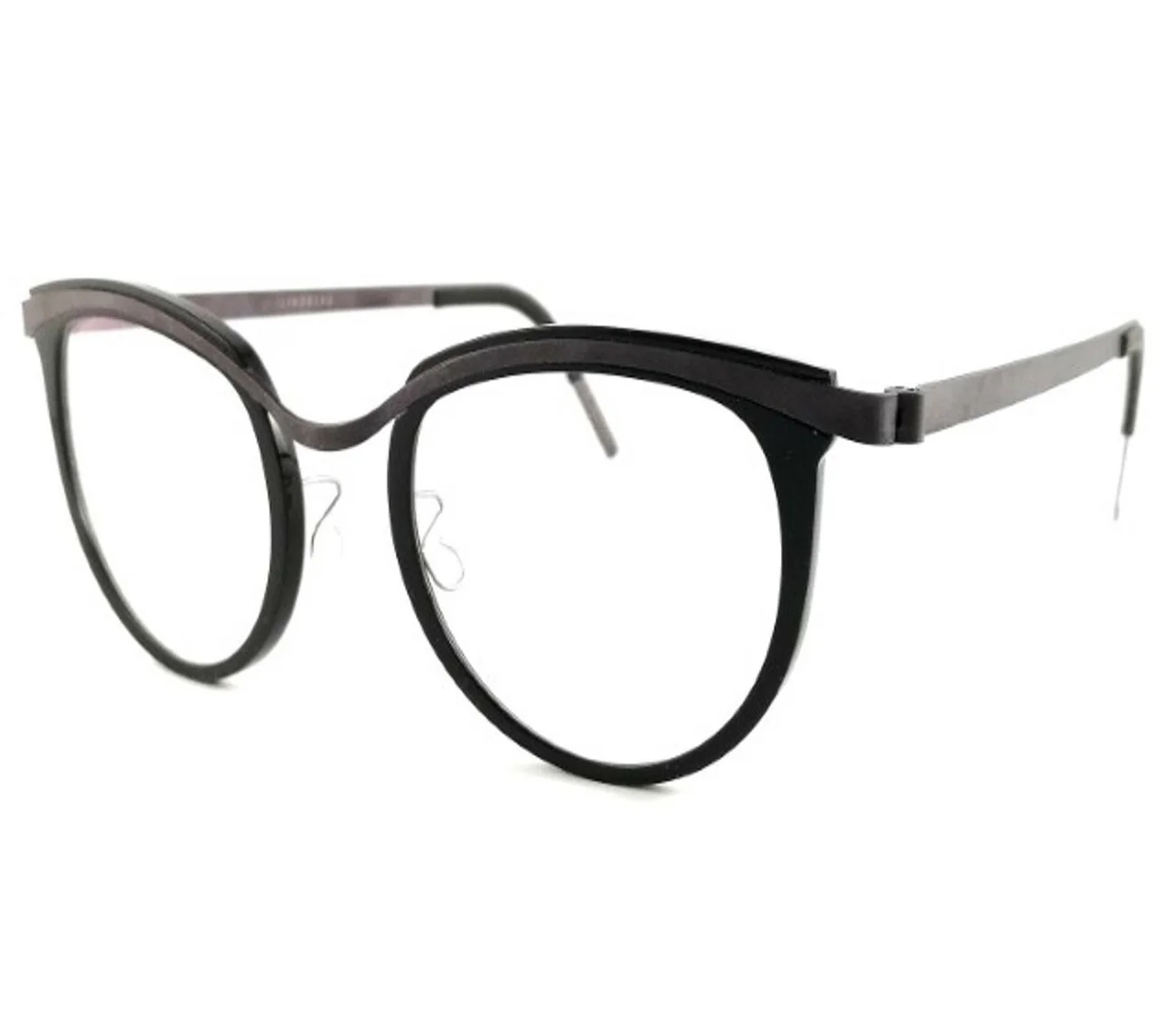 LINDBERG 709 STRIP TITANIUM 9905 ADULT TWO-TONE EYEGLASSES FRAME SIZE 48