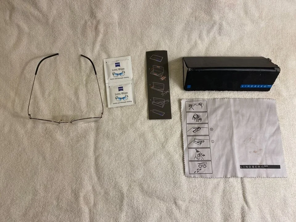 Lindberg Morten Air Titanium Eyeglasses Frames Denmark 48-21-145 4