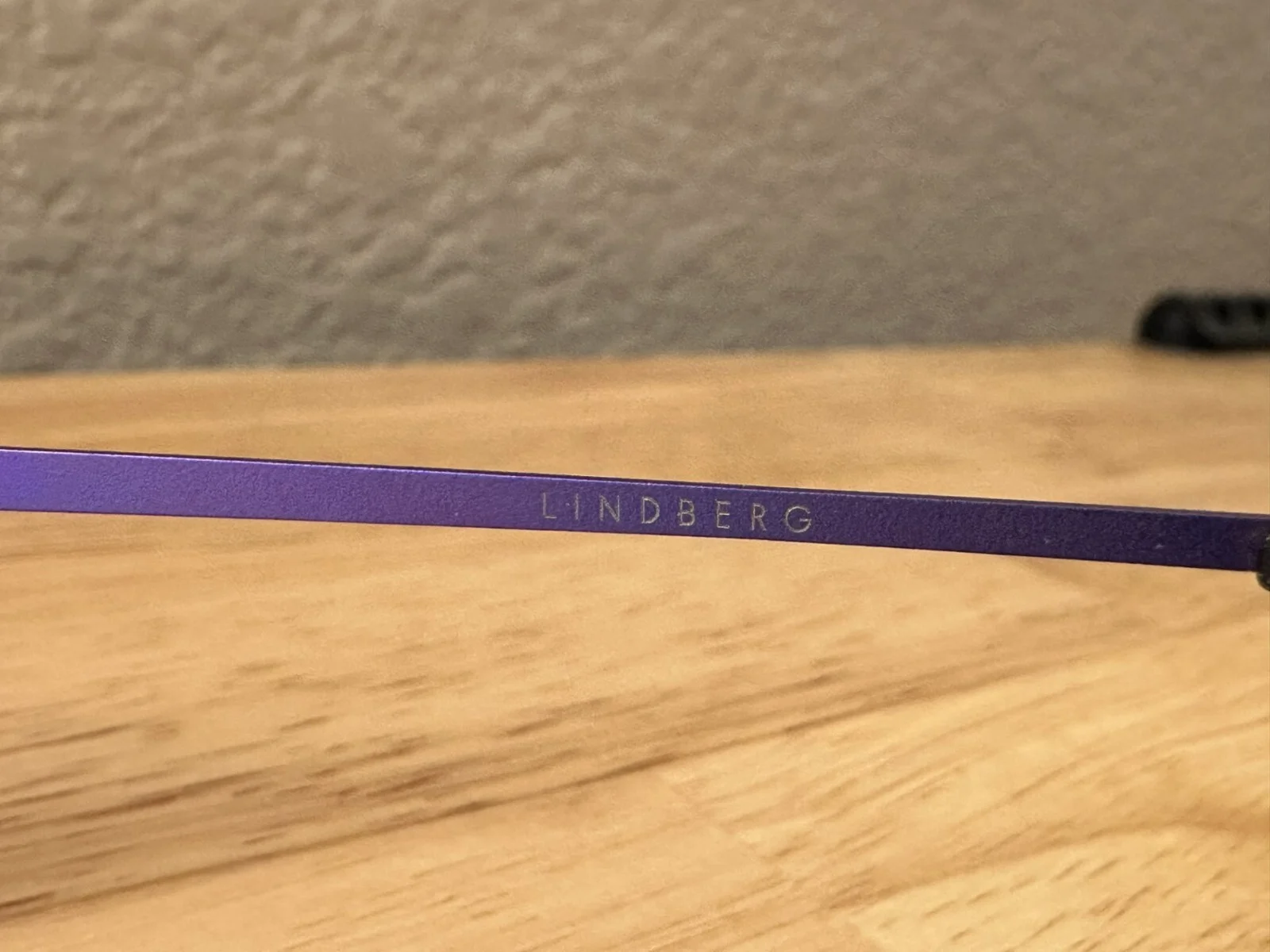 Lindberg Spirit Titanium Rimless Eyeglasses FRAMES 140mm Col.77 Purple No.022 4