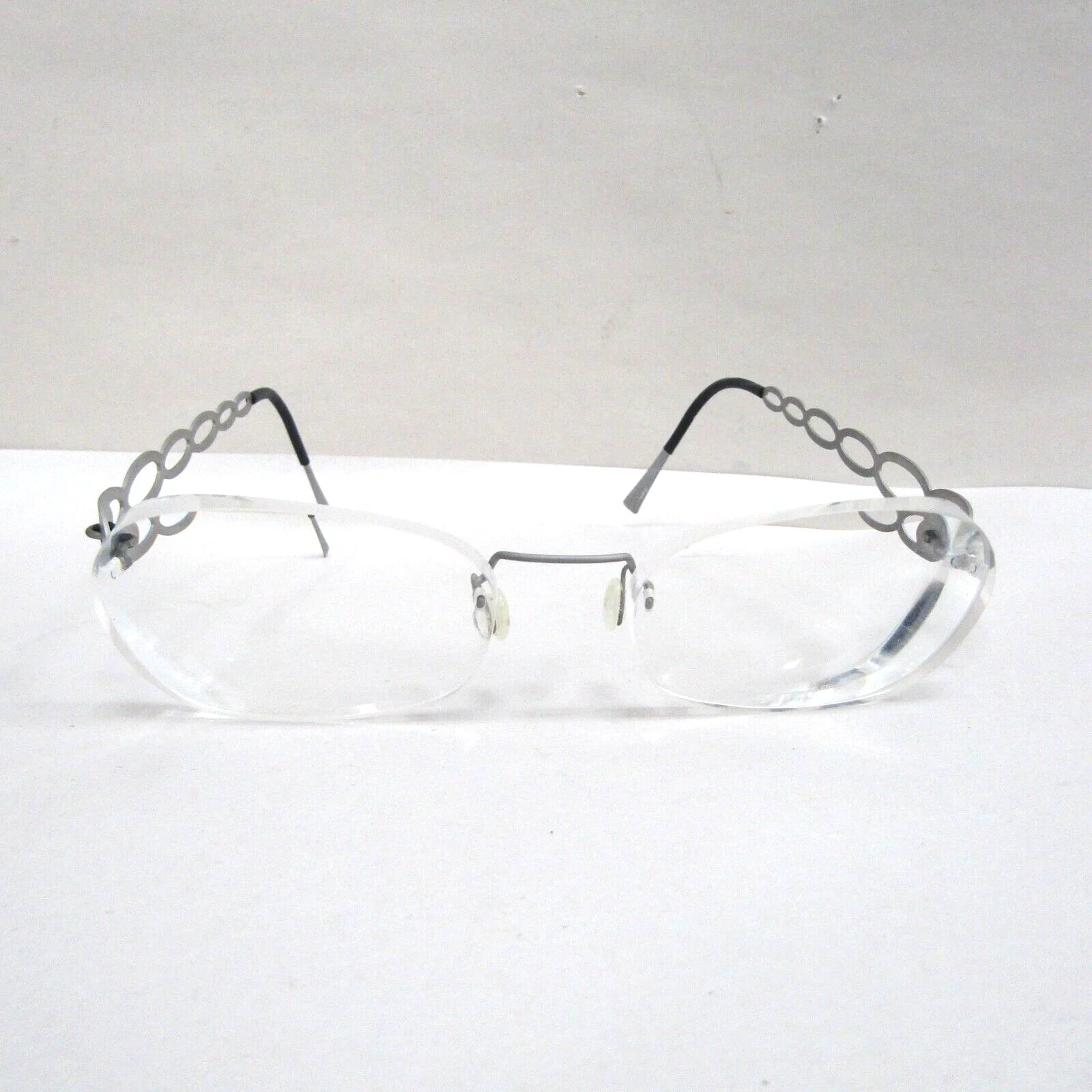 LINDBERG TITANIUM Open Design Eyeglasses Frames Gray No.082/13T 135 Col 05