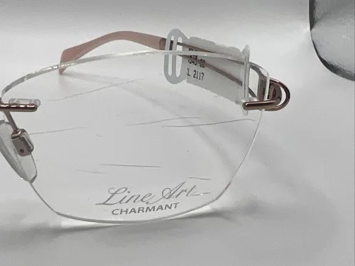 LINE ART CHARMANT XL2117 Rose Gold 52/17 135 Women’s Eyeglass Frames PC59 4