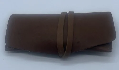 Line Of Trade Leather Wrap Around Eyeglass Case Glasses