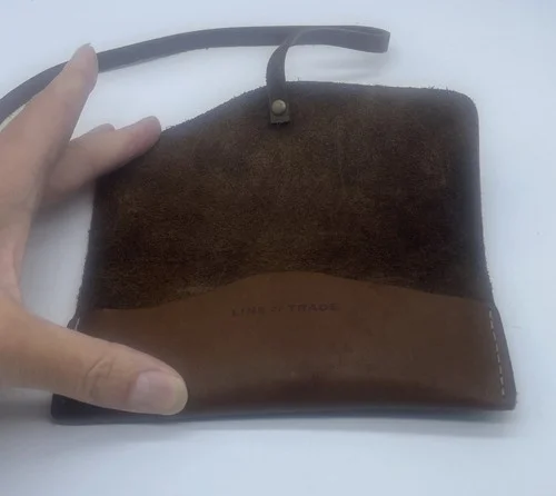 Line Of Trade Leather Wrap Around Eyeglass Case Glasses 3