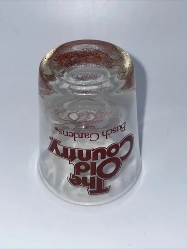 Liquor Shot Glass - The OLD COUNTRY ~ BUSCH GARDENS Williamsburg, VA ~ Loch Ness 3