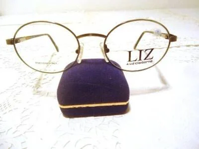 Liz Claiborne Designer Eyeglass Frames Green Tortoise NOS Lot 573 Vintage Retro