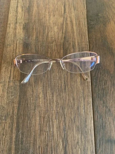 Liz Claiborne Eyeglass Frames Half Rim Rose Gold L319 68Q 53 [] 17 6-2 135 2
