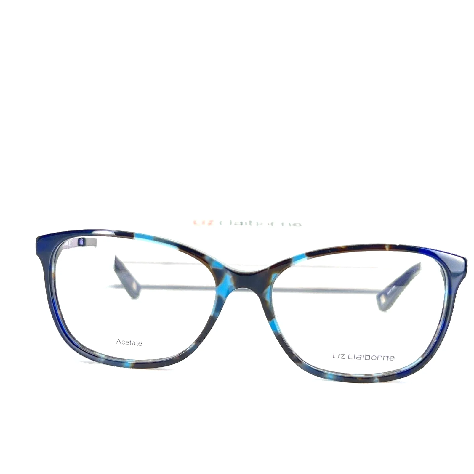 Liz Claiborne Eyeglasses L647 IPR Blue Tortoise Round Frame 53[]16 135 mm 2