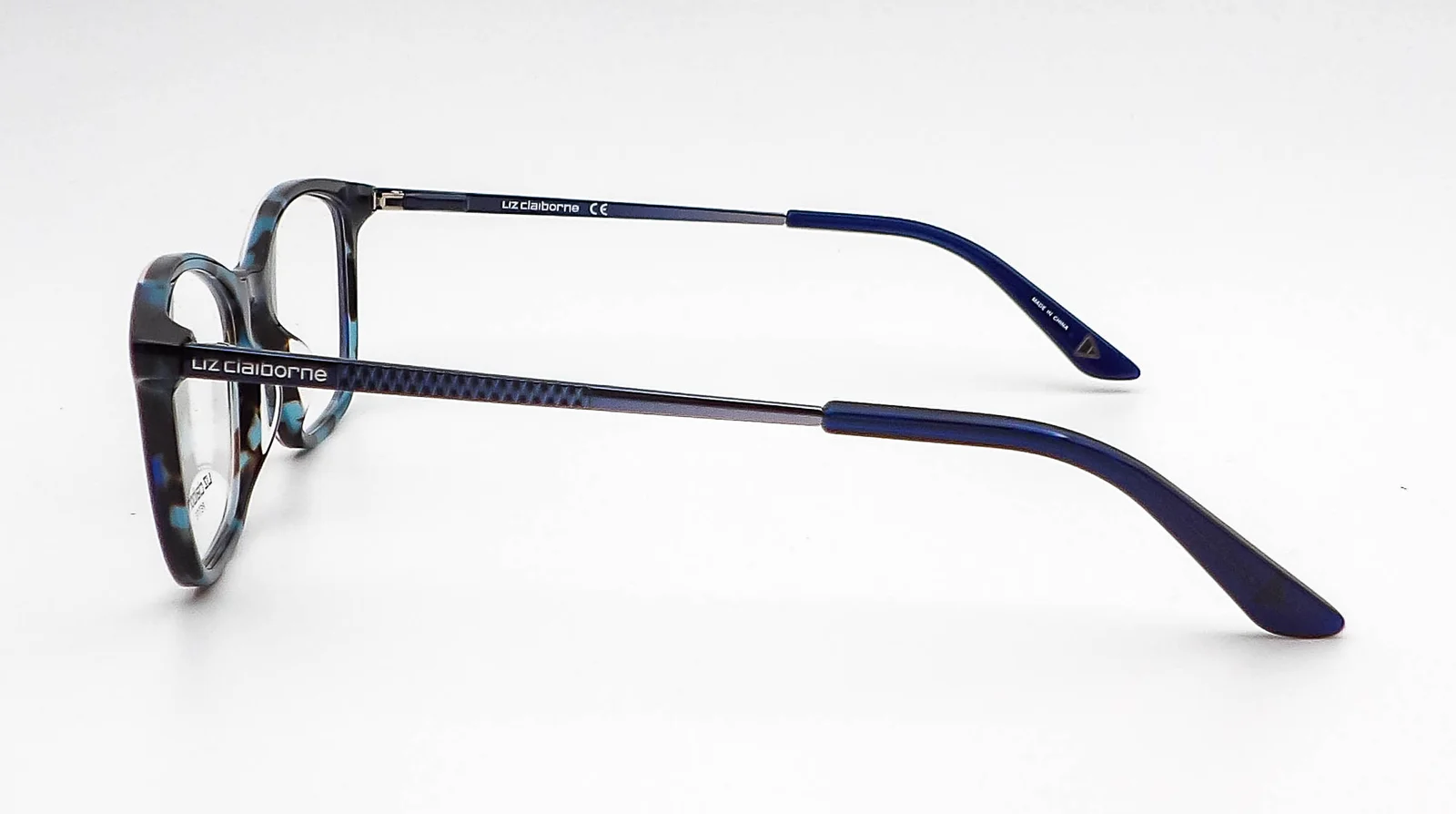 Liz Claiborne L467 Ipr Havana Blue Eyeglasses Frames 49-17-135 3