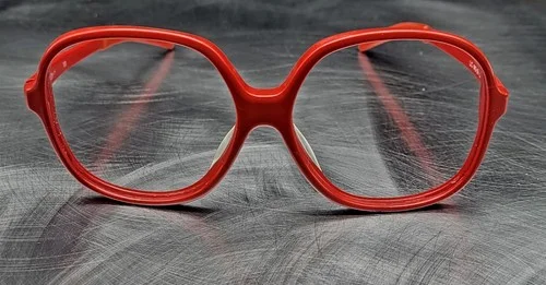 Liz Claiborne LC No. 19 CRI Vintage Oversized Eyeglasses Frames 140 3