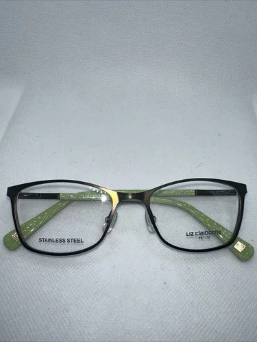 Liz Claiborne Petite L446 49/17 135 Brown Women Eyeglass Frames Z28
