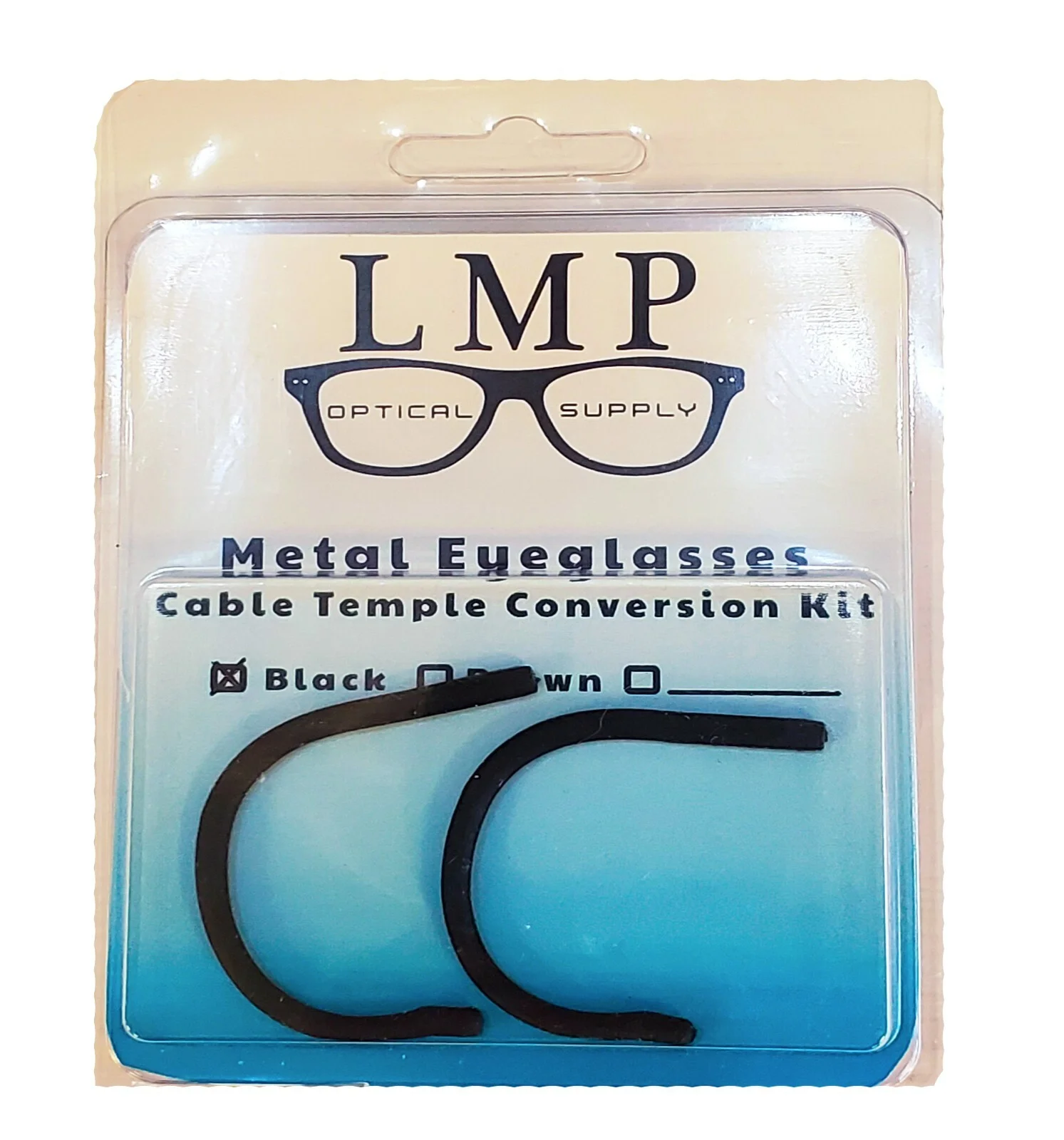 LMP Optical 1.30 mm Eyeglass Adult Cable Conversion Temple Tip Rubberized Kit