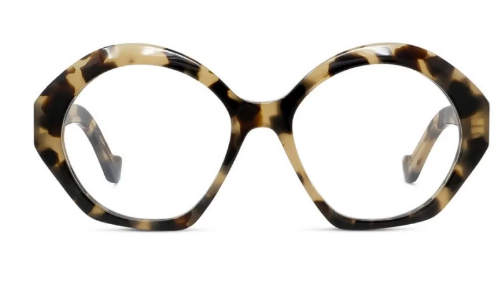LOEWE Chunky Anagram Eyeglasses LW50057I 053 Tortoise Optical Frame 53-17-140 2