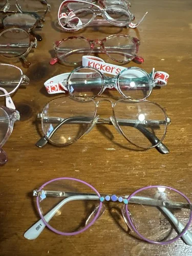 Logo Paris Children’s Eyeglasses Frame Lot Of 20 Salesmen Samples Clear Lenses 2