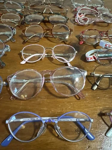 Logo Paris Children’s Eyeglasses Frame Lot Of 20 Salesmen Samples Clear Lenses 3