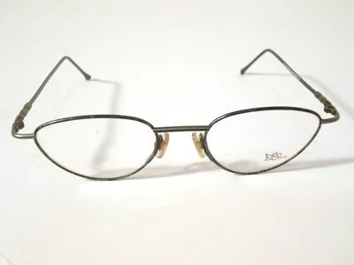 Logo Paris France Eyeglass Frames LM 993 Green Size 47-19 135 Lot 857 NOS