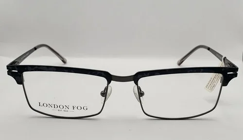 London Fog Beau Eyeglass Frames 52-17-140 Gray Eyeglasses 2