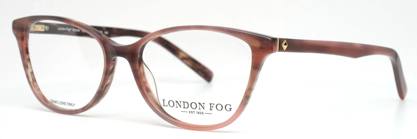 LONDON FOG Brooke BUR Burgundy Womens Cat Eye Full Rim Eyeglasses 51-16-135 B:38