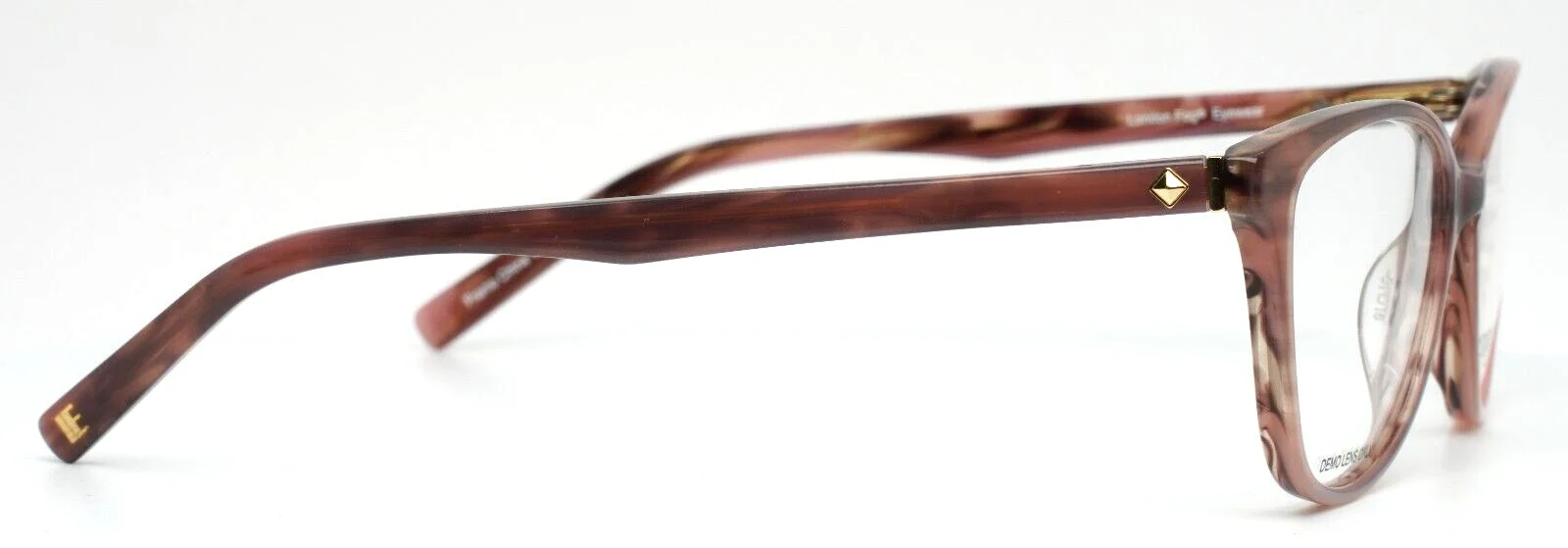 LONDON FOG Brooke BUR Burgundy Womens Cat Eye Full Rim Eyeglasses 51-16-135 B:38 4