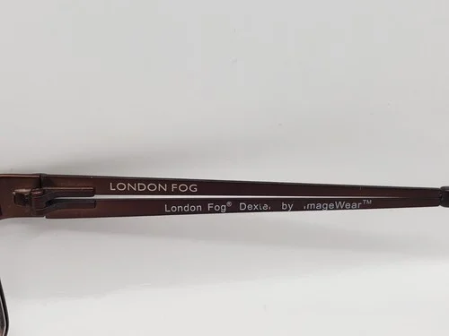 london fog dexia By Imagewear 54-17-140 brown eyeglass frames 4