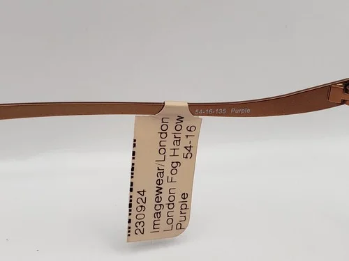 London Fog Harlow Eyeglass Frames Only 54-16-135 Purple Eyeglasses 3