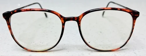 LONDON FOG Hipster EYEGLASS FRAMES (only) Oversized Cat Horned Tortoiseshell