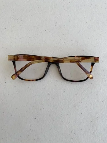 London Fog MARJORIE Tortoise Eyeglass FRAMES 52- 16-135 mm 2