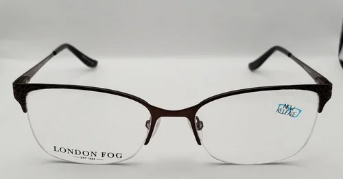 London Fog Neil by imageWear 53-18-140 brown eyeglass frames 2