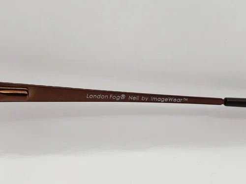 London Fog Neil by imageWear 53-18-140 brown eyeglass frames 4