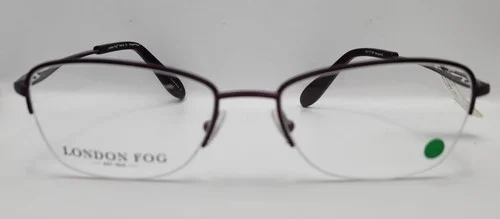 London Fog Selma By Imagewear Eyeglass Frames Only 52 17 140 Purple Eyeglasses