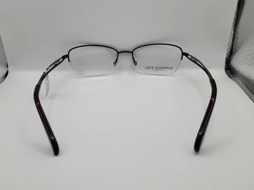London Fog Selma By Imagewear Eyeglass Frames Only 52 17 140 Purple Eyeglasses 3
