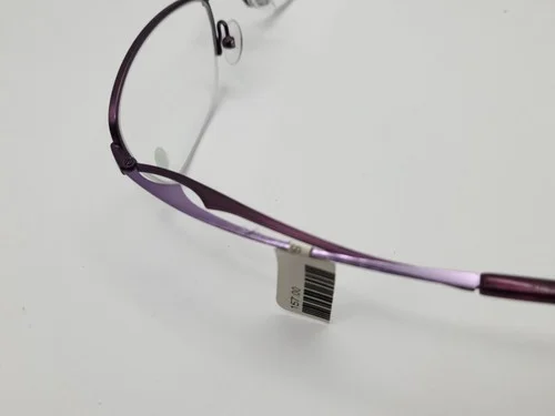 London Fog Selma By Imagewear Eyeglass Frames Only 52 17 140 Purple Eyeglasses 4