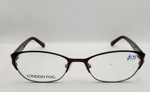 London Fog Winnie Eyeglass Frames Only 51-17-135 Burgundy Eyeglasses 2
